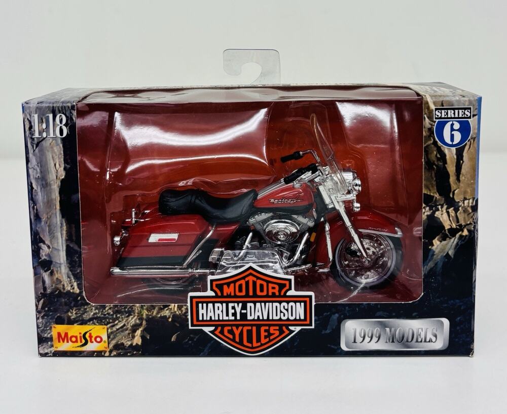Maisto 1:18 Harley Davidson 1999 FLHR Road King Diecast Motorcycle Series 6 New